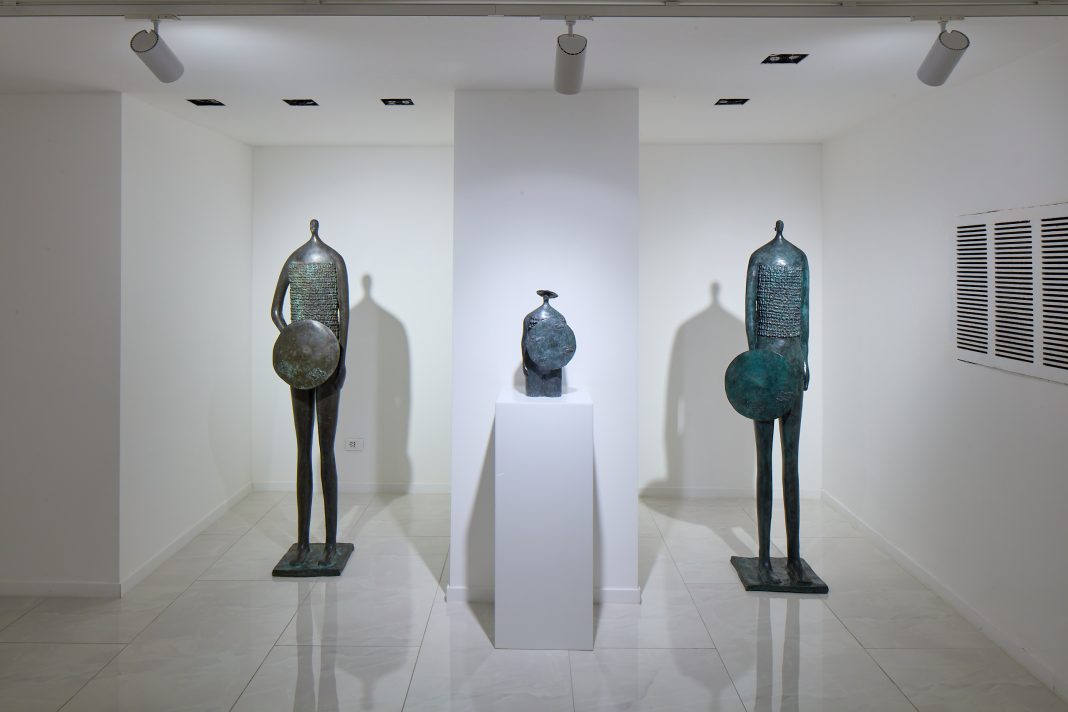 059_ambient_P_Staccioli_bassa Paolo Staccioli, Archeologia della forma, veduta della mostra, SimonBart Gallery, Bologna, 2026