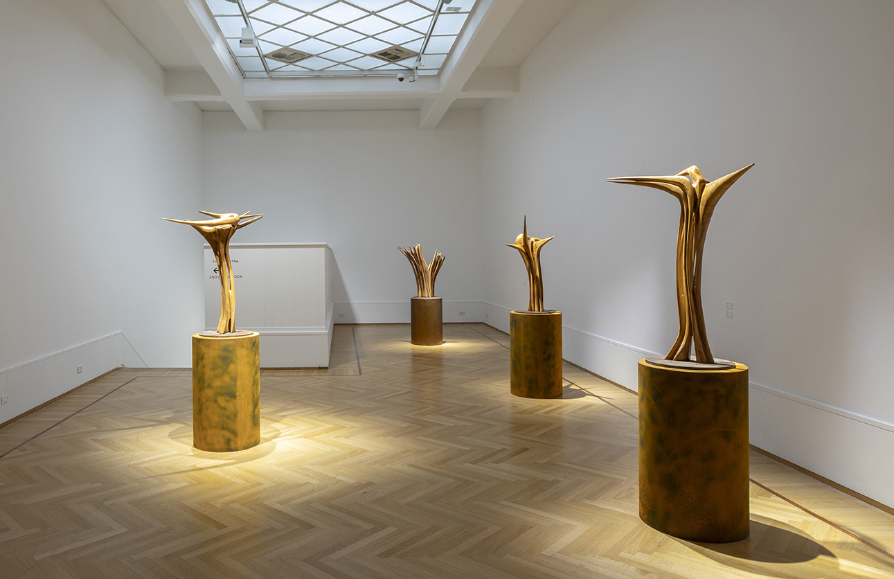 Pablo Atchugarry, Scolpire la luce, veduta della mostra, GNAMC, Roma, 2026, ph. Daniele Cortese