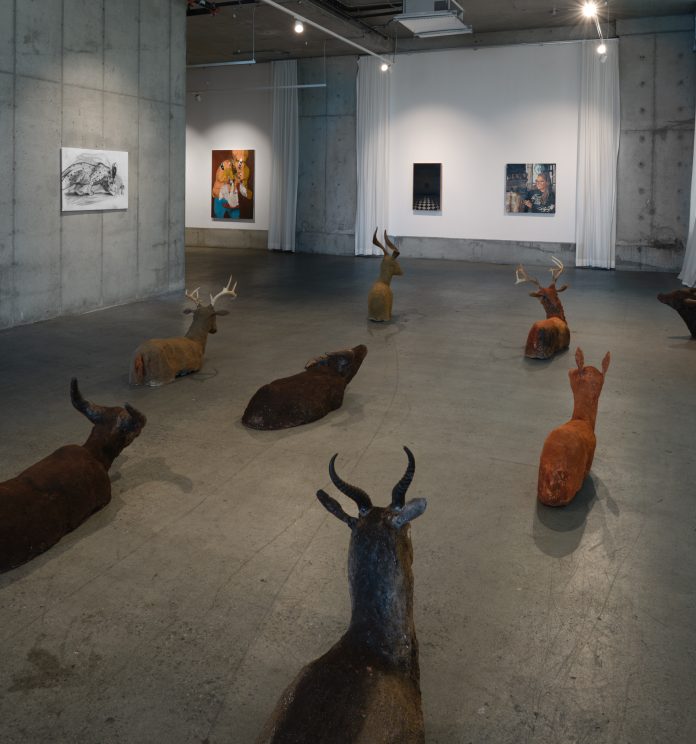 PHOTOGRAPH OF ARTWORK INCLUDED IN THE ART EXHIBITION CALLED REBEL BY THE KOLLECTION FOUNDATION IN NYC IN 2026.