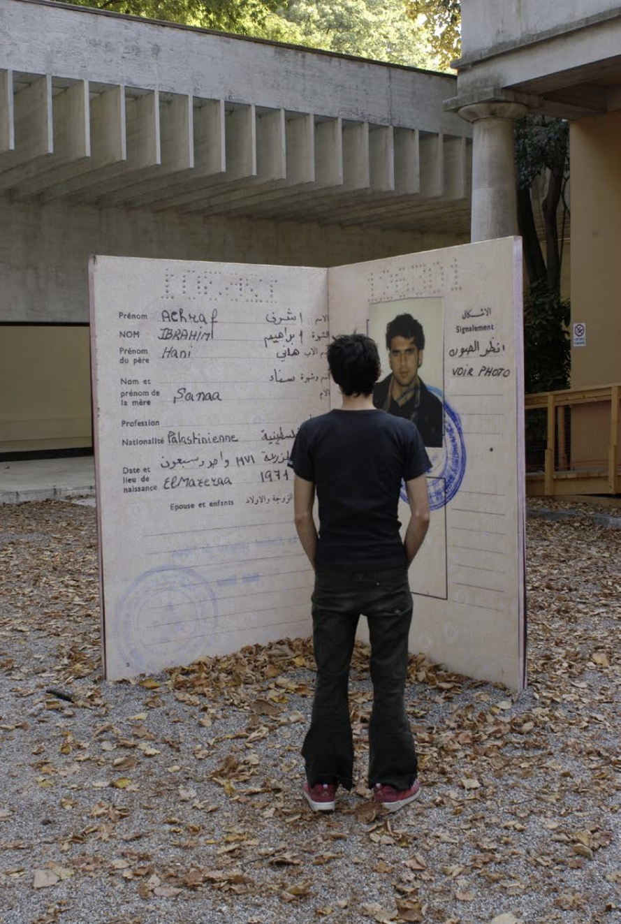 Sandi Hilal e Alessandro Petti, Stateless Nation, Biennale d'Arte di Venezia, 2003, ph. Stefano Graziani