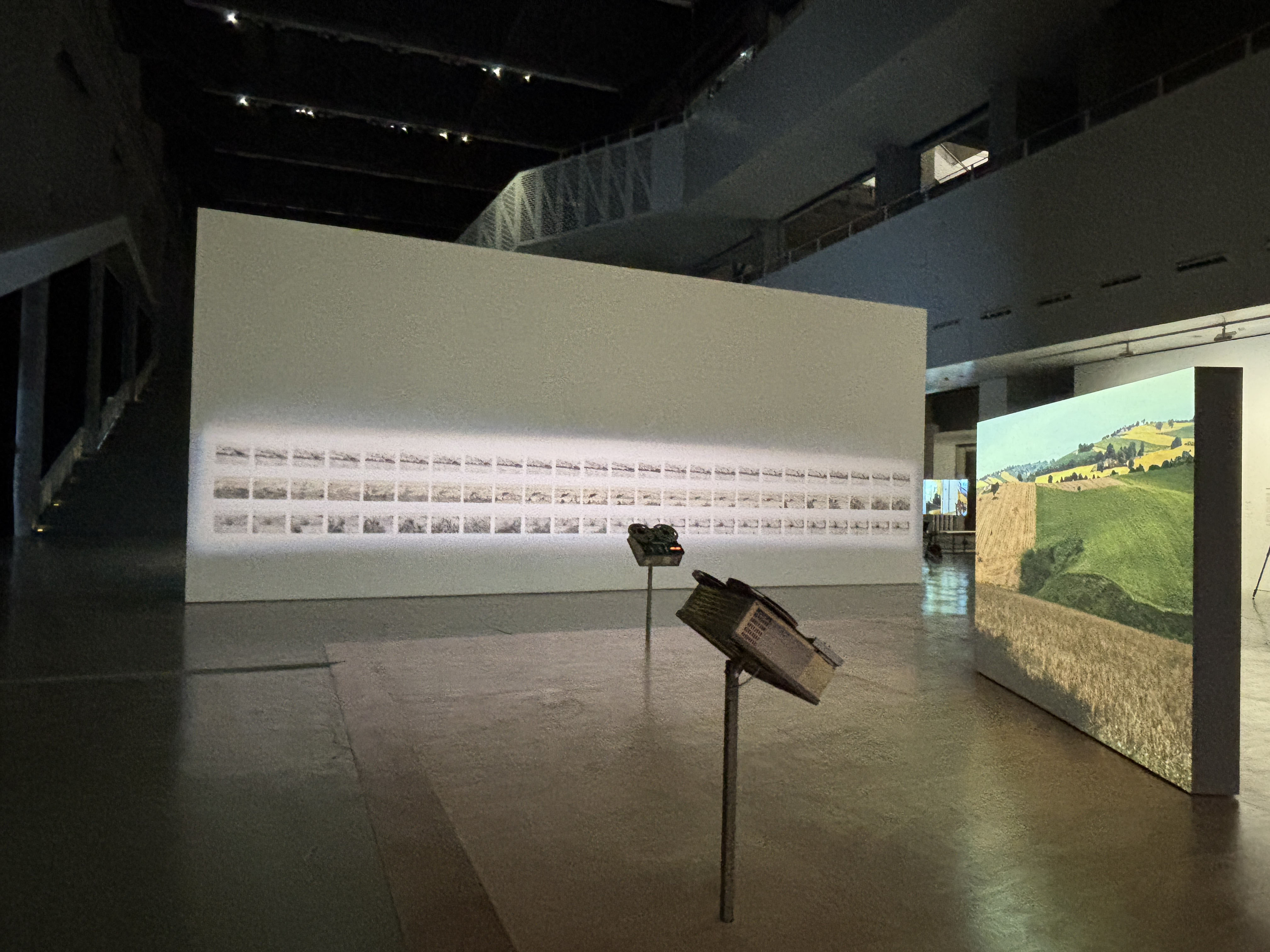 FLATFORM, Concert for Films and Works, veduta della mostra, Power Station of Art, Shanghai, 2026