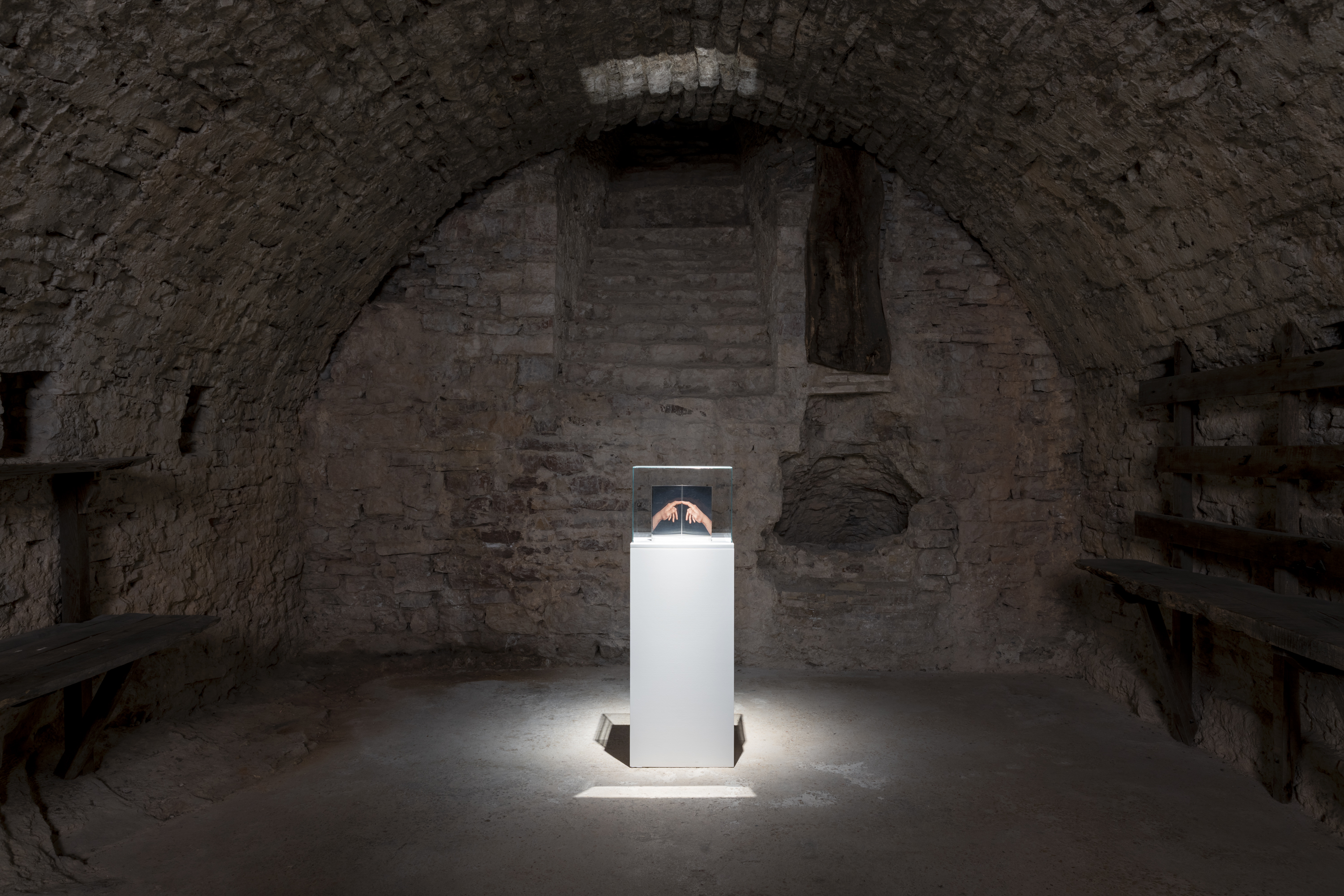 Michelangelo Pistoletto, FRANCISCUS - Fratello in arte, veduta della mostra, Assisi, ph Ela Bialkowska OKNO studio