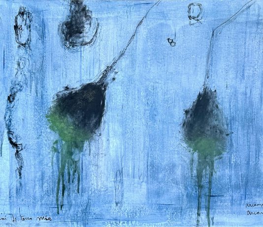 Nelle opere di Arcangelo la memoria del Sud è materia pittorica: la mostra a Napoli