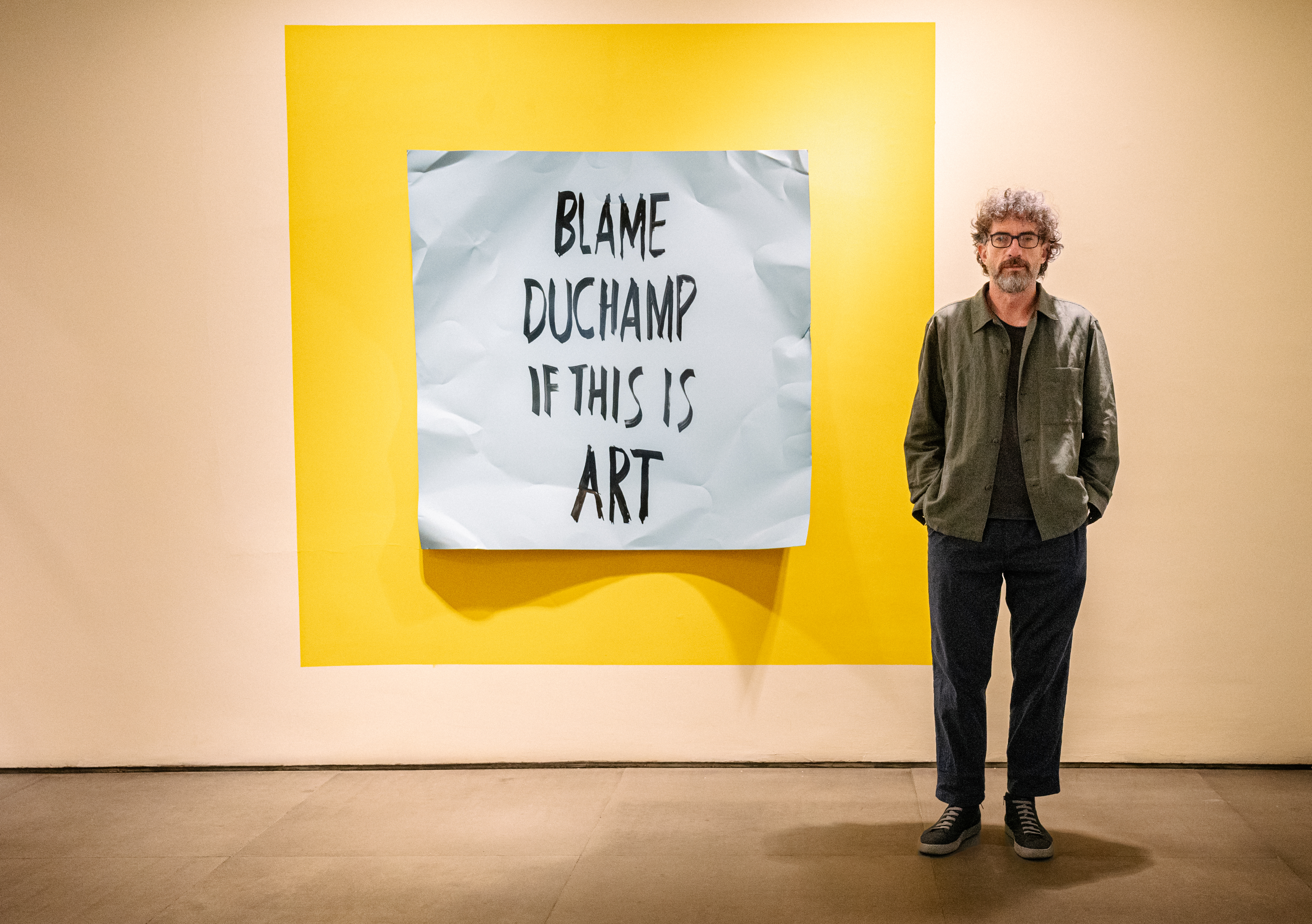 Daniele Sigalot, Please Take This Seriously, veduta della mostra, Gallery Hotel Art, Firenze