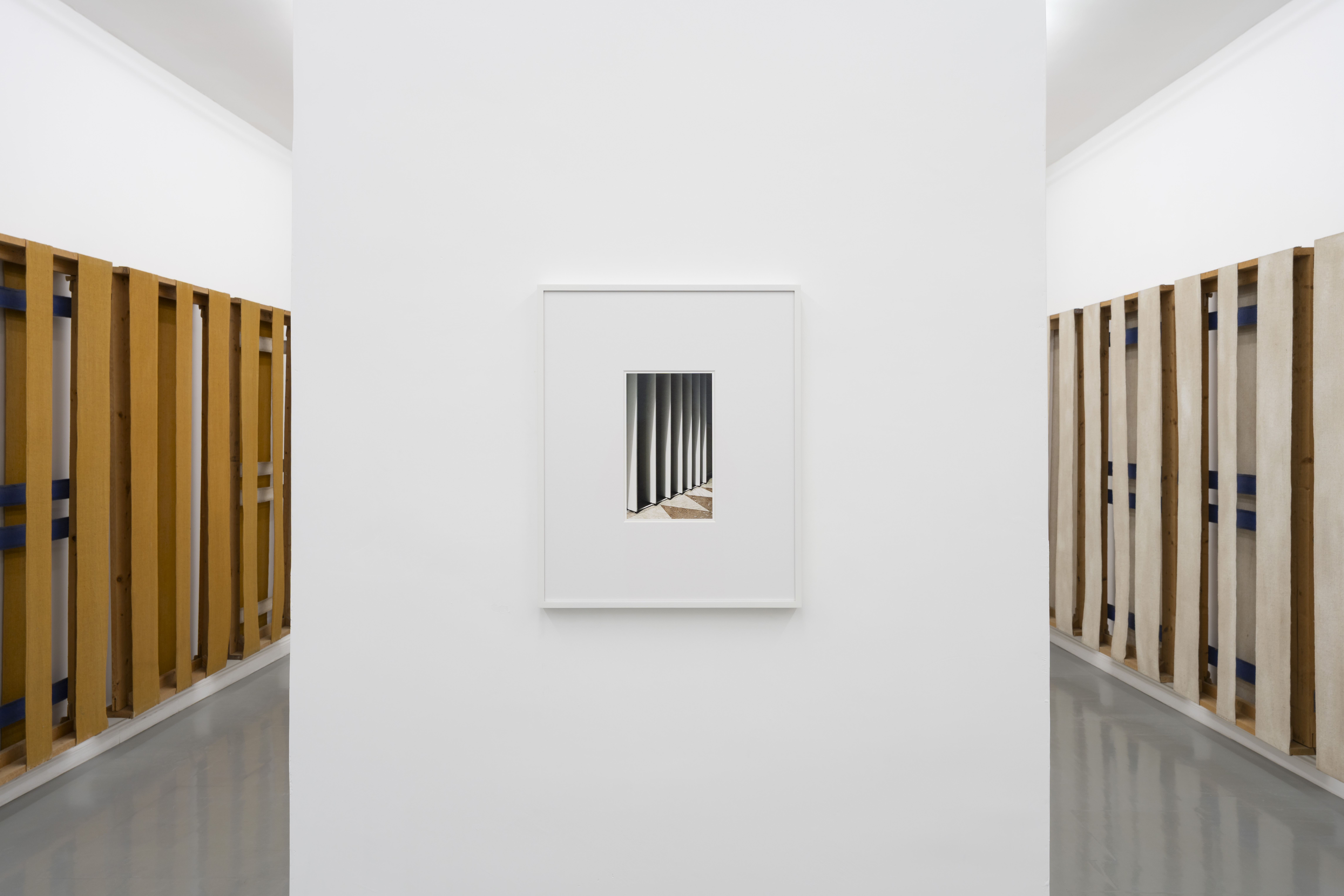 Salvatore Emblema Luisa Lambri, 2026. Exhibition view at Galleria Fonti, Naples. Photo: Amedeo Benestante. C.sy Galleria Fonti, Naples