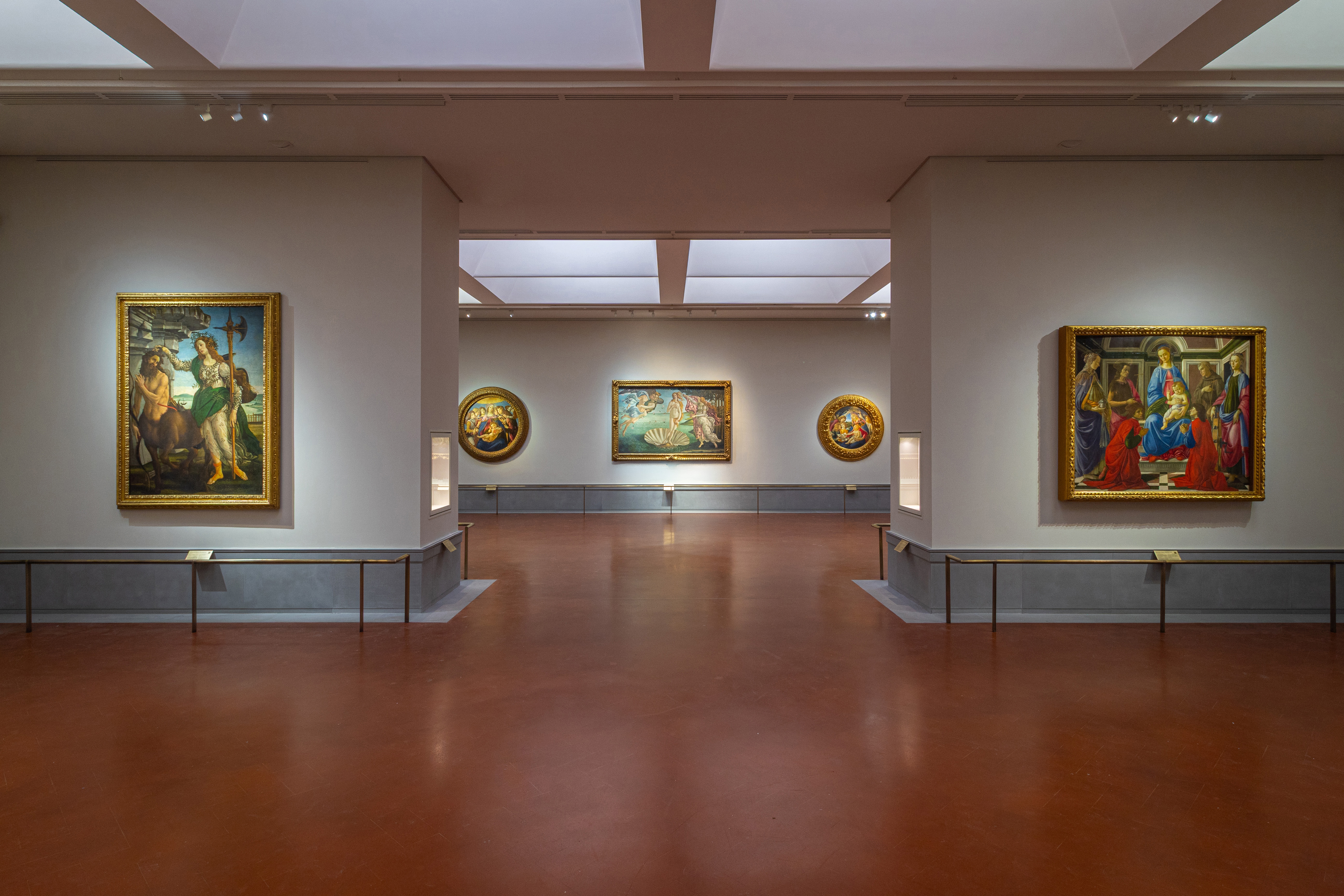 Allestimento delle Nuove Sale di Botticelli, Gallerie degli Uffizi, 2026