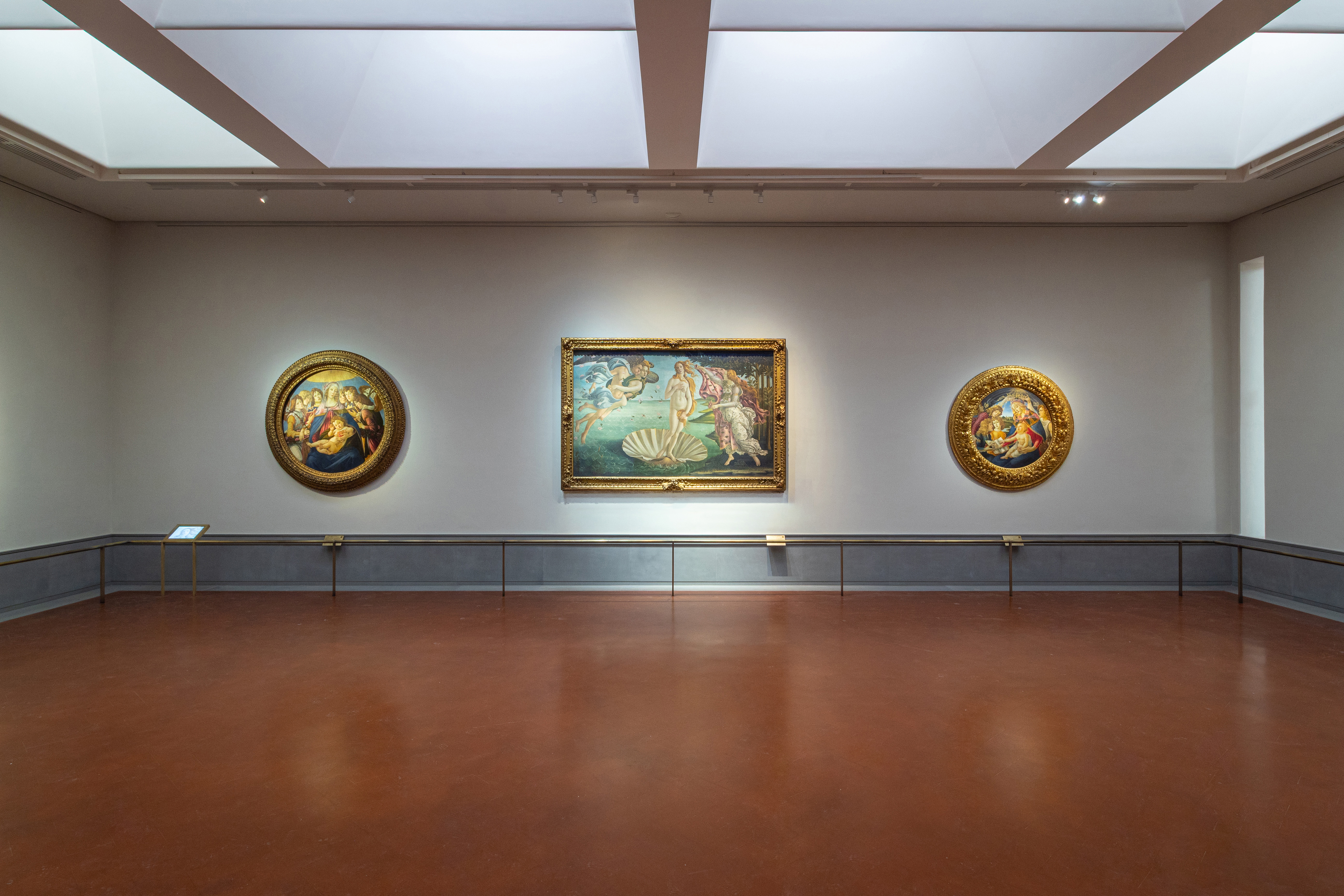 Allestimento delle Nuove Sale di Botticelli, Gallerie degli Uffizi, 2026