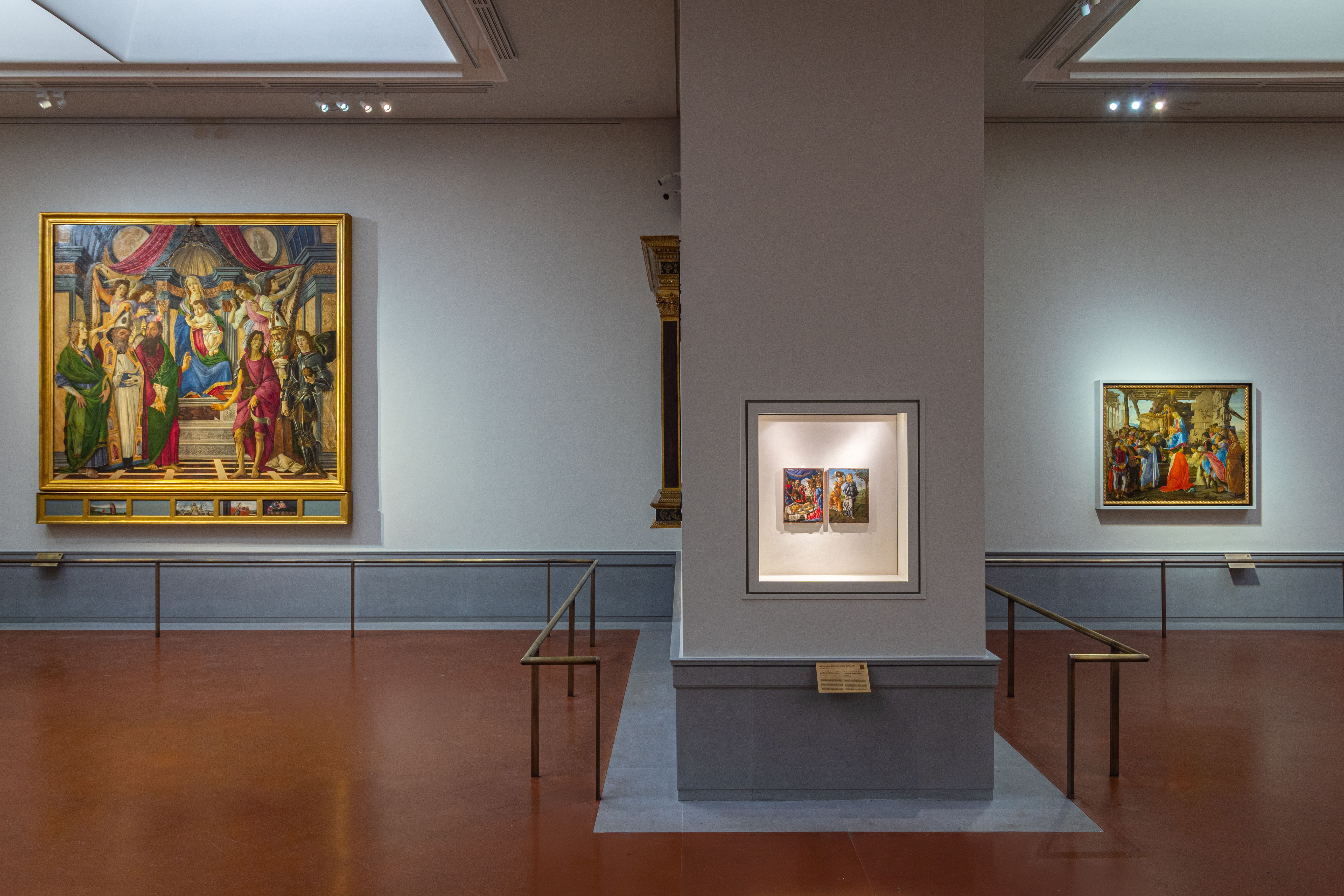 Allestimento delle Nuove Sale di Botticelli, Gallerie degli Uffizi, 2026
