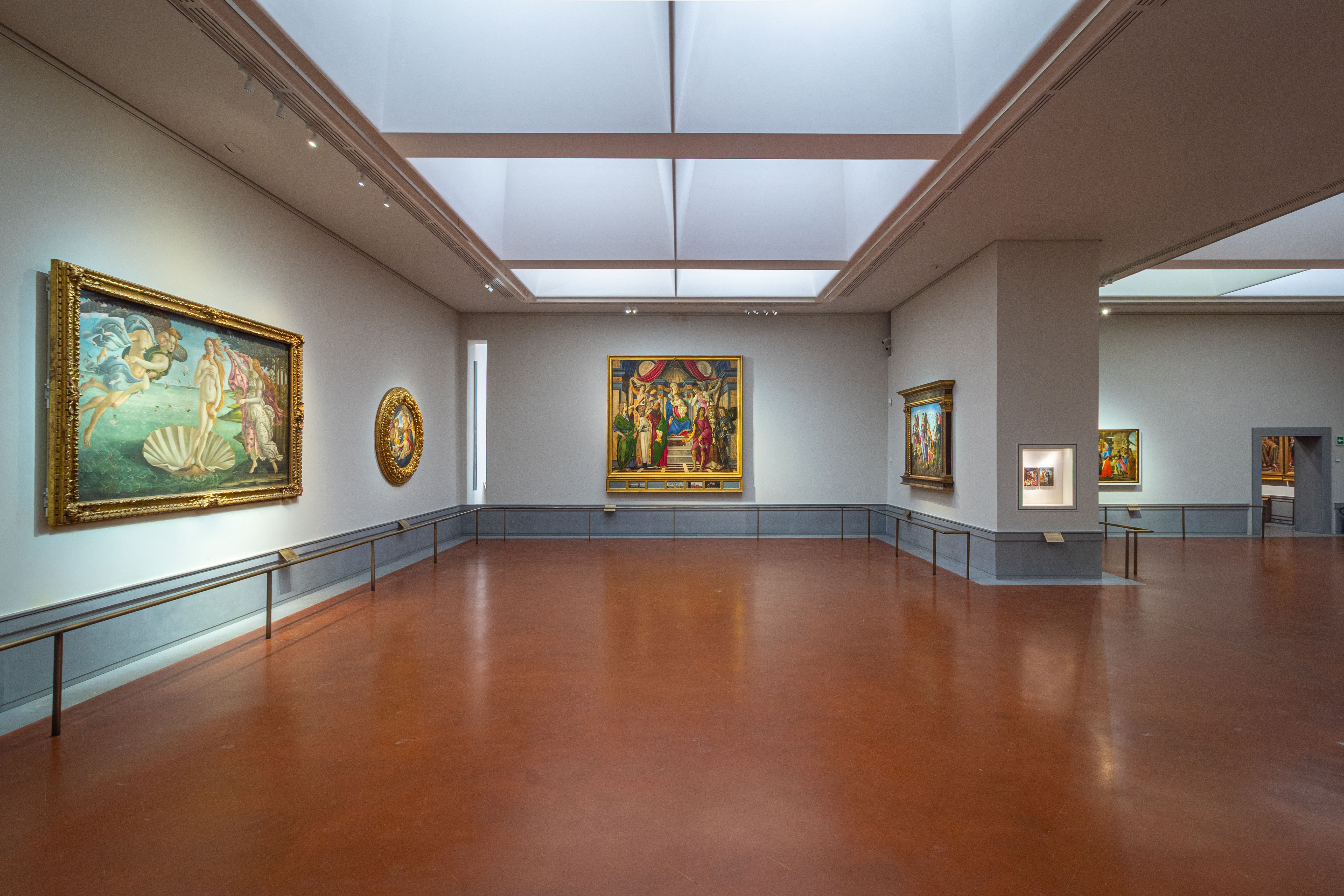Allestimento delle Nuove Sale di Botticelli, Gallerie degli Uffizi, 2026