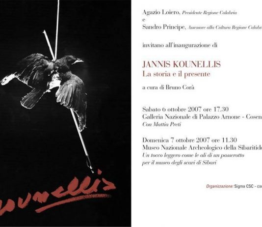 Jannis Kounellis – La storia e il presente