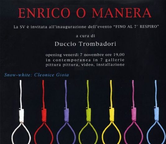 Enrico Manera – Fino al 7° respiro