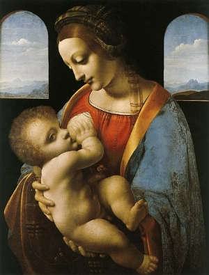 Leonardo – La Madonna Litta dall’Ermitage di San Pietroburgo