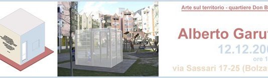 Arte sul territorio – Alberto Garutti Arte sul territorio – Alberto Garutti