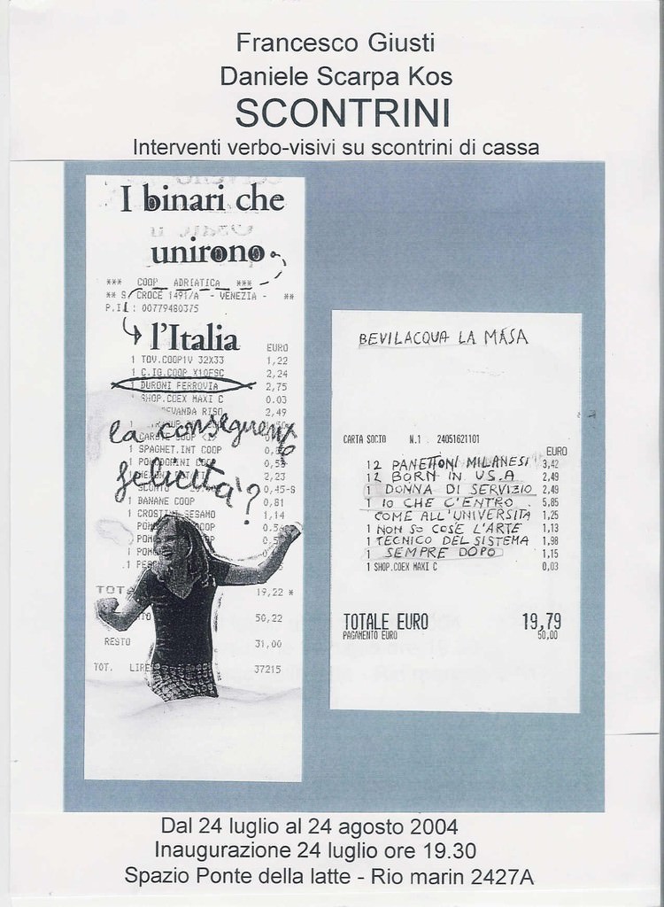 Francesco Giusti – Daniele Scarpa Kos / Scontrinihttps://www.exibart.com/repository/media/eventi/2004/07/francesco-giusti-8211-daniele-scarpa-kos-scontrini.jpg