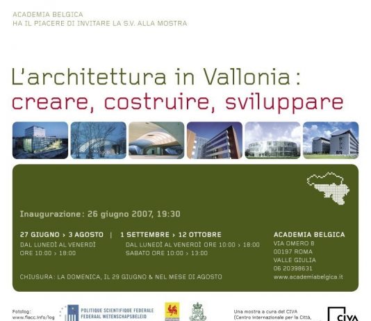 L’architettura in Vallonia: creare, costruire, sviluppare