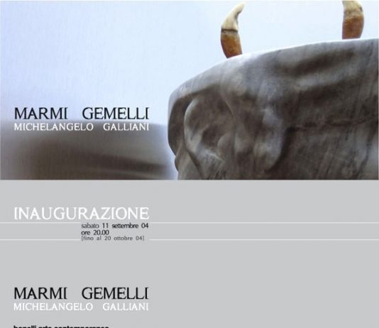 Michelangelo Galliani – Marmi gemelli Michelangelo Galliani – Marmi gemelli