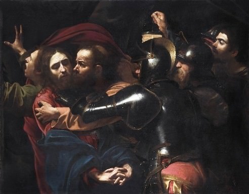 Cattura di Cristo (1602) di Caravaggio