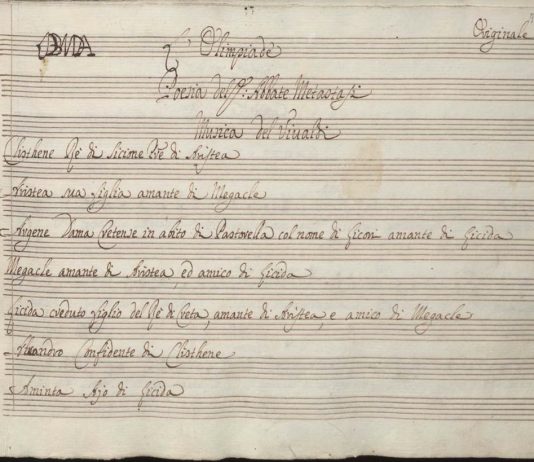 Torino musicale scrinium di Vivaldi