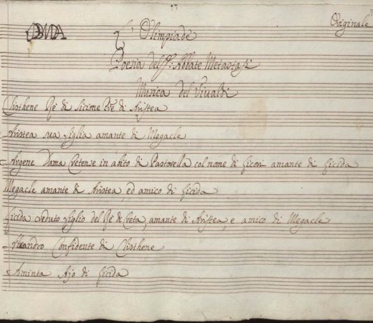 Torino musicale scrinium di Vivaldi