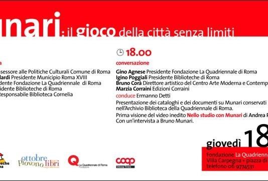 Bruno Munari: il gioco delle città senza limiti Bruno Munari: il gioco delle città senza limiti