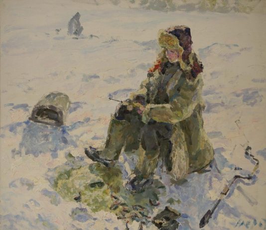 I post-impressionisti russi e la neve