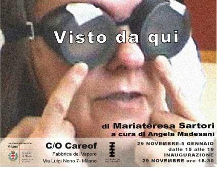 Mariateresa Sartori – Visto da qui Mariateresa Sartori – Visto da qui