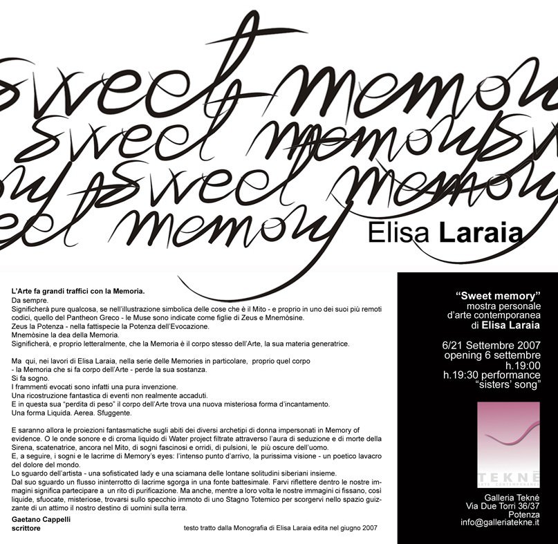 Elisa Laraia – Sweet memoryhttps://www.exibart.com/repository/media/eventi/2004/12/elisa-laraia-8211-sweet-memory.jpg