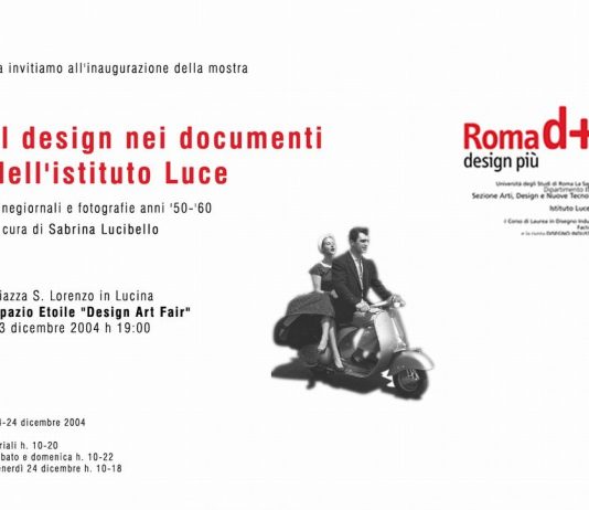 Il Design nei documenti dell’Istituto Luce