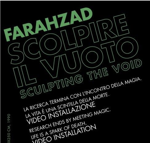 Alì Farahzad  – Scolpire il vuoto