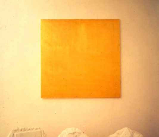 Claudio Parmiggiani – La tela filosofica, 1977