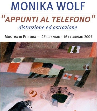 Monika Wolf – Appunti al telefono. Distrazione ed astrazione