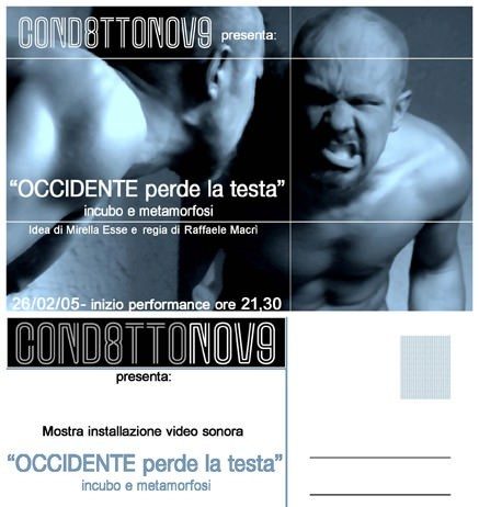 Occidente perde la testa. Incubo e metamorfosi