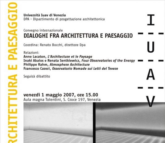 Dialoghi tra architettura e paesaggio
