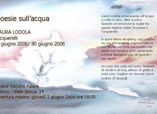 Laura Lodola – Poesie sull’acqua