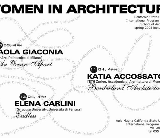 Lecture Series – Paola Giaconia