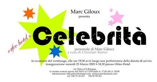 Marc Giloux – Celebrità