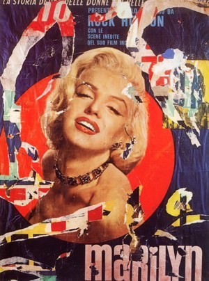 Mimmo Rotella – Marilyn