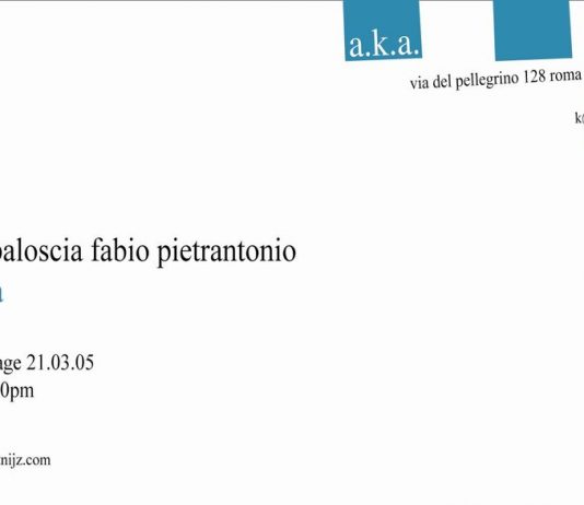 Pax Paloscia / Fabio Pietrantonio – Siesta