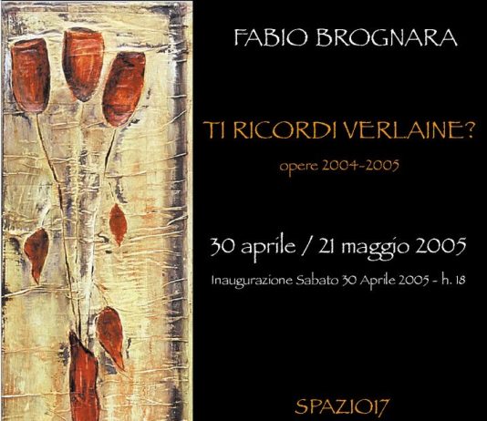 Fabio Brognara – Ti ricordi Verlaine?