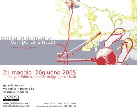 Emiliano Di Mauro – Tempo di sintesi