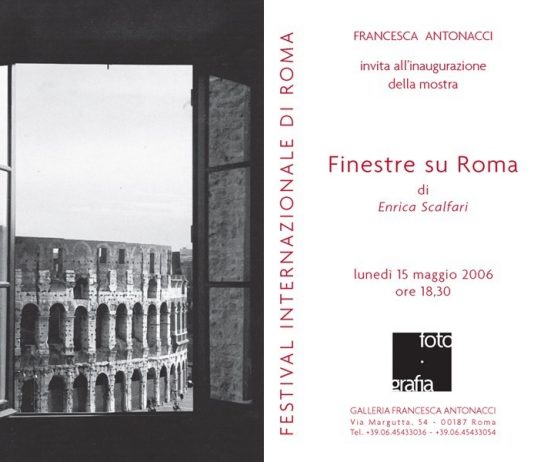Enrica Scalfari – Finestre su Roma