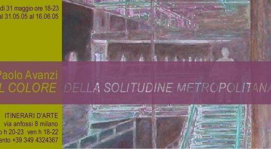 Paolo Avanzi – Il colore della solitudine metropolitana