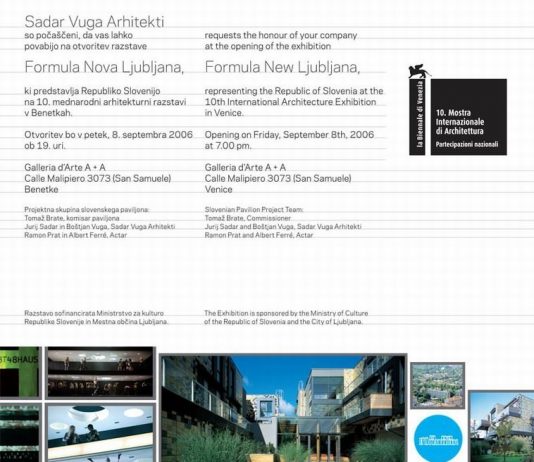 10. Mostra Internazionale di Architettura – Repubblica di Slovenia