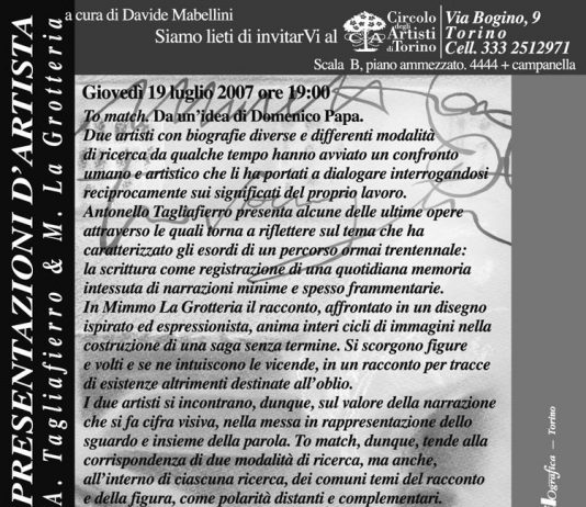 Antonello Tagliafierro / Mimmo La Grotteria – To Match