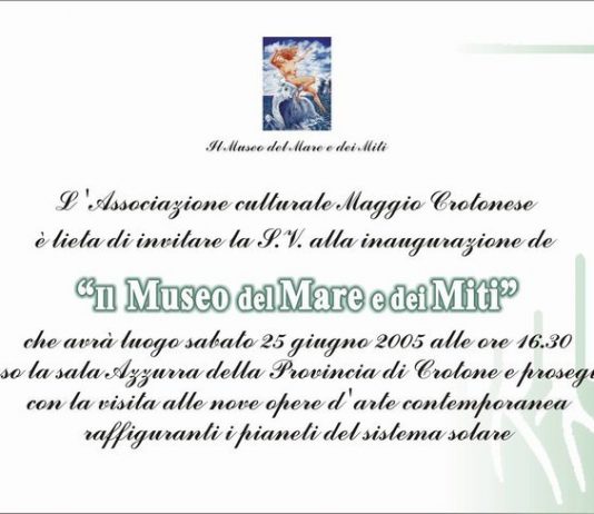 Il Museo del Mare e dei Miti Il Museo del Mare e dei Miti