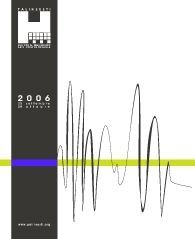 Palinsesti 2006 Palinsesti 2006