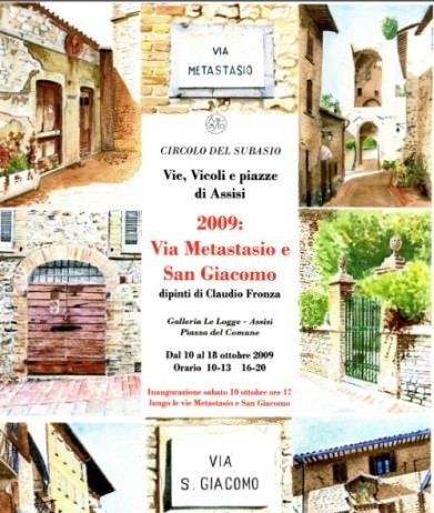 Claudio Fronza – Vie. Vicoli e piazze di Assisi