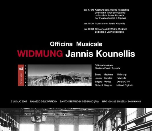 Widmung. Omaggio a Jannis Kounellis