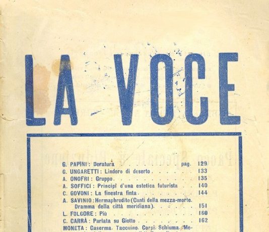 La Voce e Lacerba. Avanguardie letterarie in forma di rivista La Voce e Lacerba. Avanguardie letterarie in forma di rivista