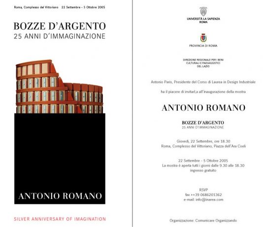 Antonio Romano – Bozze d’argento
